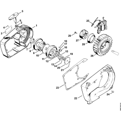 Rewind Starter Friction Shoe
