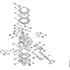 Carburetor HS-118 for Stihl 056