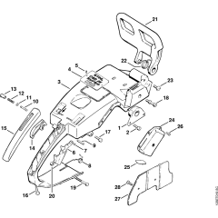 Handle Frame for Stihl 056