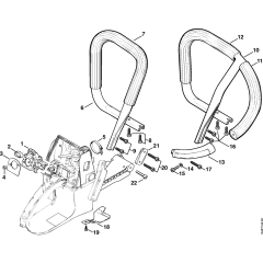 Handlebar Assembly for Stihl 064