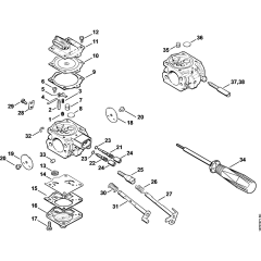Carburetor WJ-69 for Stihl 066