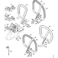 Handlebar Assembly for Stihl 066