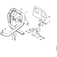 Handlebar Assembly for Stihl 070