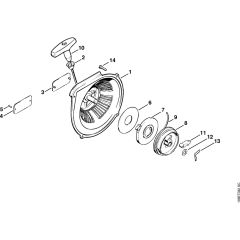 Rewind Starter for Stihl 070