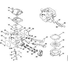 Carburetor HT-12 for Stihl 088