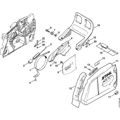 Chain Brake Assembly for Stihl 088