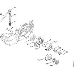 Clutch Assembly for Stihl 08S