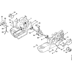 Crankcase Assembly for Stihl 08S
