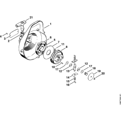 Rewind Starter for Stihl 08S