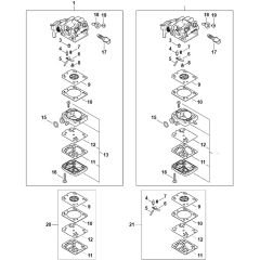Carburetor Assembly for Stihl MS 172