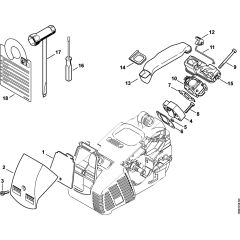 Air Filter & Tools for Stihl MS190T