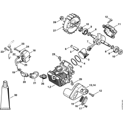 Cylinder & Ignition Assembly