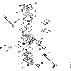 Carburetor for Stihl MS192T