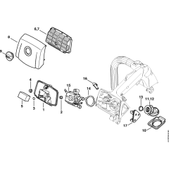 Air Filter for Stihl MS192T