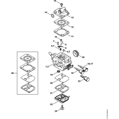 Carburetor Assembly for Stihl