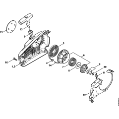 Rewind Starter for Stihl MS193T