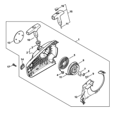 Rewind Starter for Stihl MS 194 T