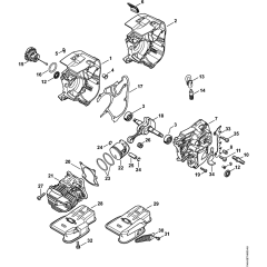 Crankcase & Cylinder for Stihl