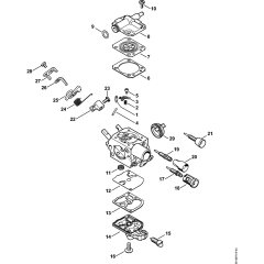 Carburetor for Stihl MS201