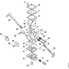 Carburetor for Stihl MS210