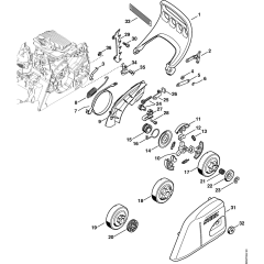 Hand Guard & Chain Brake