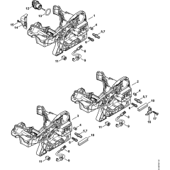 Motor Housing for Stihl Chainsaws