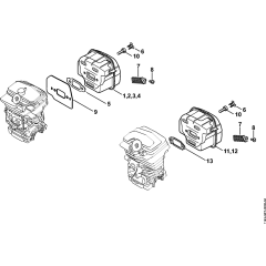 Muffler Assembly for Stihl Chainsaws