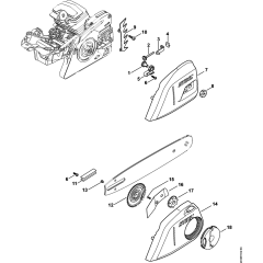 Chain Tensioner & Sprocket Cover