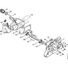 Crankcase Assembly for MS240
