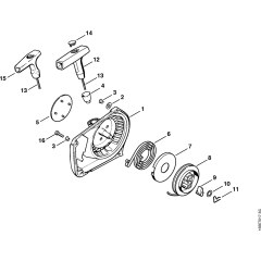 Rewind Starter for Stihl MS240