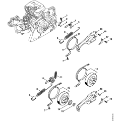 Chain Brake Assembly for Stihl