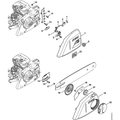 Chain Tensioner & Sprocket Cover