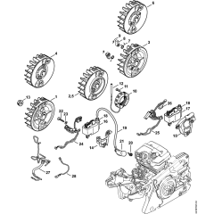 Ignition & Wiring for Stihl MS241C