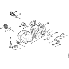 Motor Housing for Stihl MS250