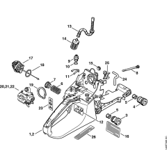 Tank Housing Assembly for Stihl