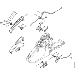 Throttle Control for Stihl Chainsaws