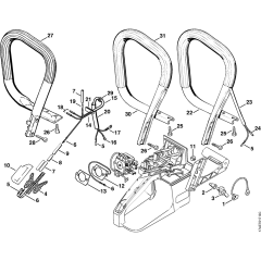 Heating & Handlebar Assembly