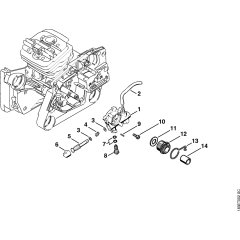 Oil Pump for Stihl MS360C