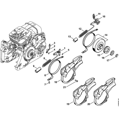Chain Brake Assembly for Stihl