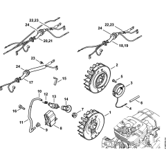 Ignition & Wiring for Stihl MS361