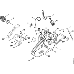 Tank Housing for Stihl MS380