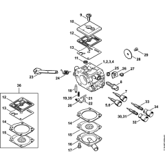 Carburetor Assembly for Stihl