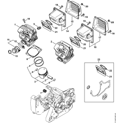 Cylinder & Muffler Assembly