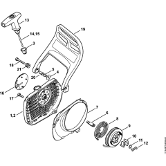 Rewind Starter & Hand Guard