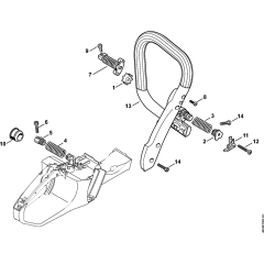 AV & Handlebar for Stihl MS391