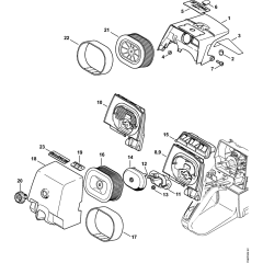 Shroud & Air Filter for MS460