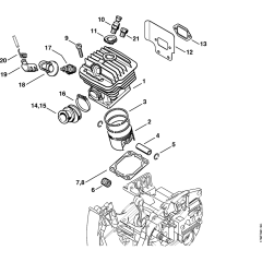 Cylinder Assembly for MS460