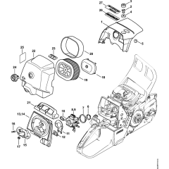 Shroud & Air Filter for MS461