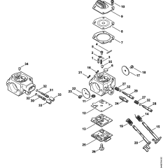 Carburetor for Stihl MS461