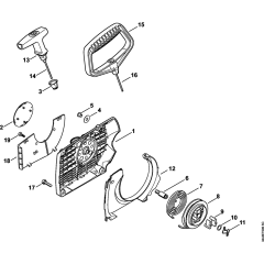 Rewind Starter for Stihl MS461